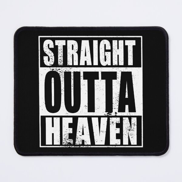 Item preview, Straight Outta Heaven (white) designed and sold by SolidEarthArt.