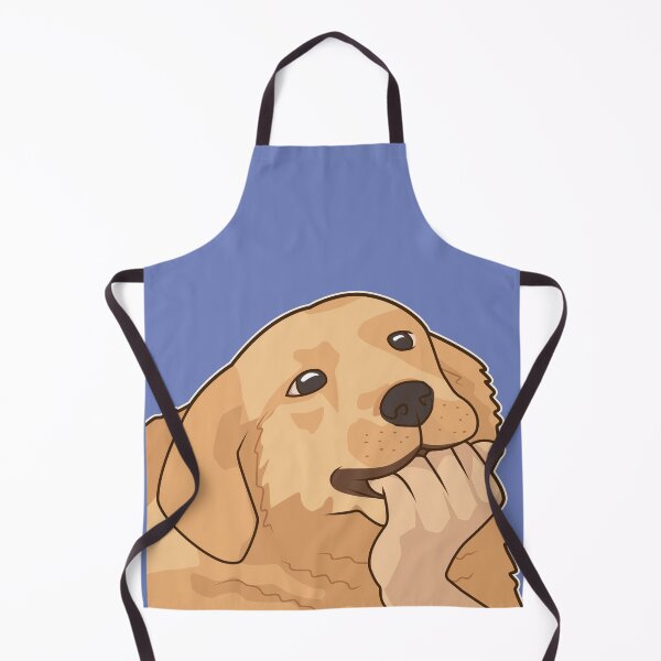 Item preview, Interested Labrador dog with hand on mouth meme designed and sold by Rzera-.