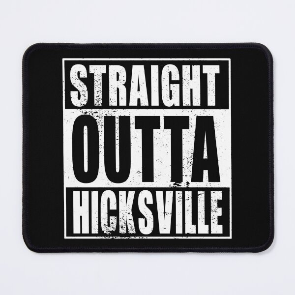 Item preview, Straight Outta Hicksville (white) designed and sold by SolidEarthArt.