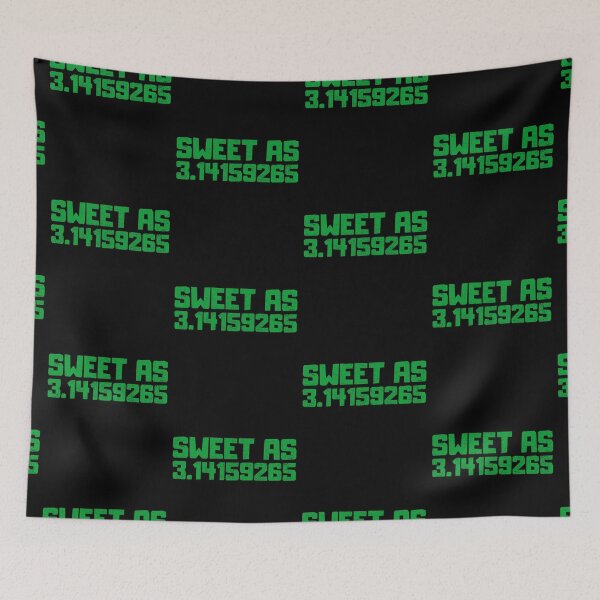Item preview, Sweet as 3 14, Funny Math Pi Joke designed and sold by FNStuff.