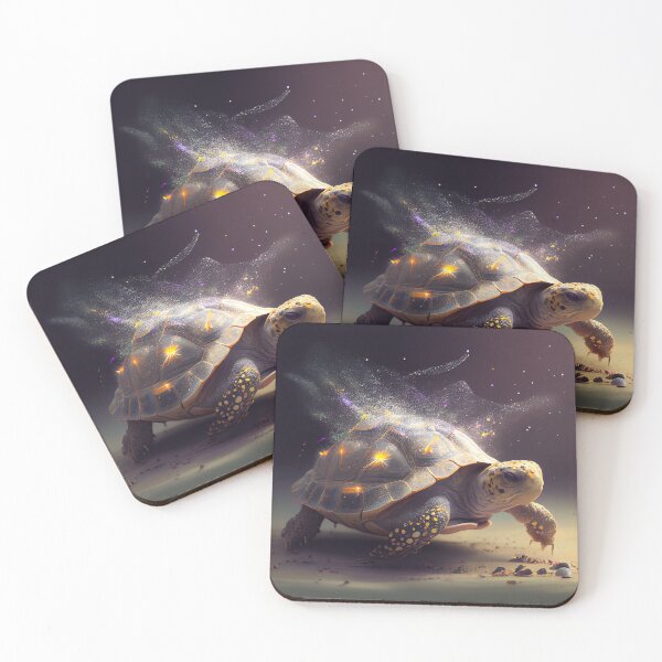 Item preview, Slow and Steady Wins the Sparkle Digital Painting designed and sold by CodeAndColors.