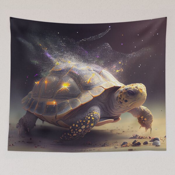 Item preview, Slow and Steady Wins the Sparkle Digital Painting designed and sold by CodeAndColors.