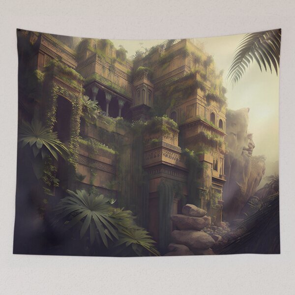 Item preview, Blooming Oasis: The Hanging Gardens of Babylon designed and sold by aiartdirection.