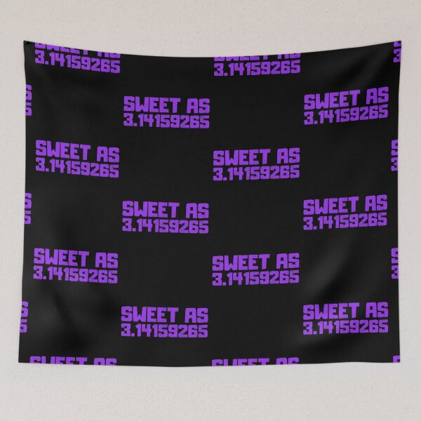Item preview, Sweet as 3 14, Funny Math Pi Joke designed and sold by FNStuff.