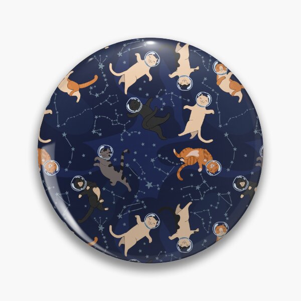 Item preview, Outer Space Cats Cartoon Pattern designed and sold by ZestyFruit.