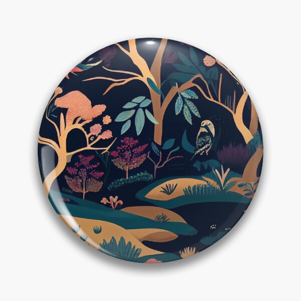 Artikelvorschau, Fluid Enchanted Flat English Countryside Chic Pattern Digital Painting entworfen und verkauft von CodeAndColors.