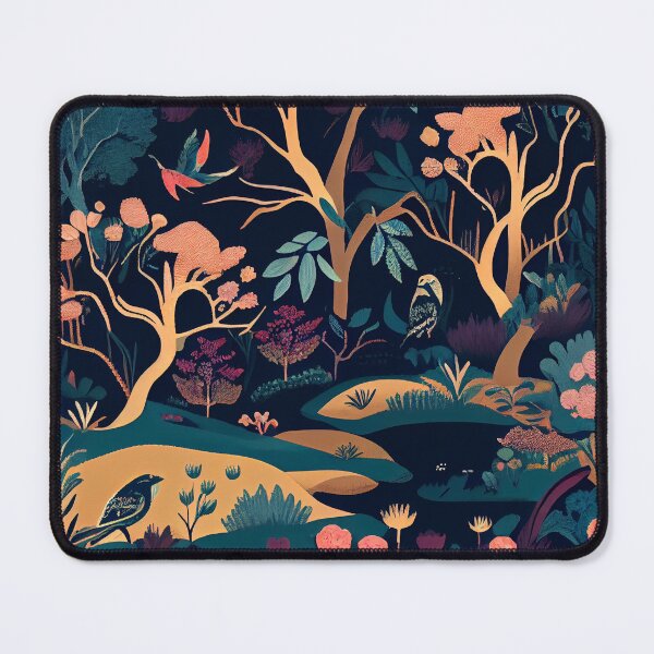 Artikelvorschau, Fluid Enchanted Flat English Countryside Chic Pattern Digital Painting entworfen und verkauft von CodeAndColors.