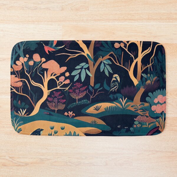 Item preview, Fluid Enchanted Flat English Countryside Chic Pattern Digital Painting designed and sold by CodeAndColors.