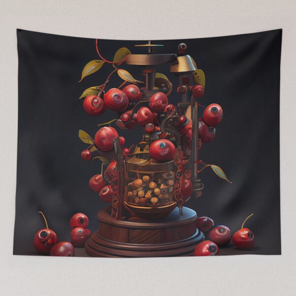 Item preview, Torqueing the Jujube Apparatus Digital Painting designed and sold by CodeAndColors.