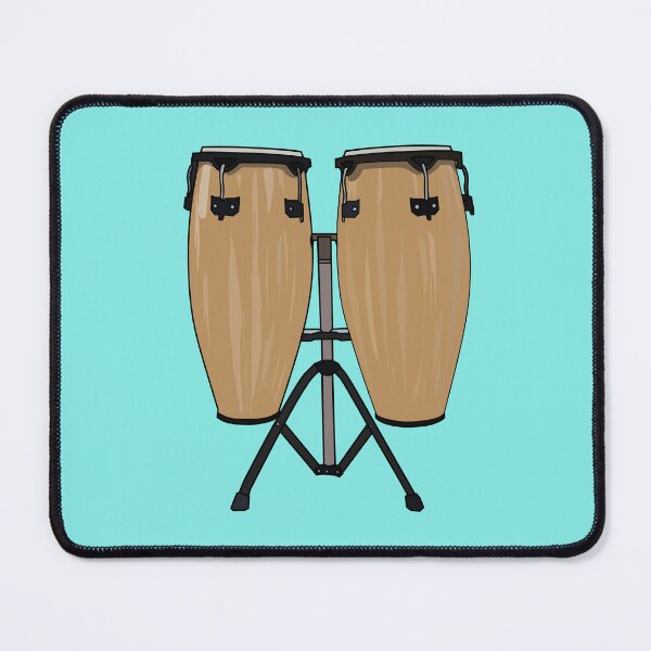 Item preview, Bongo drum cartoon illustration designed and sold by Misscartoon.