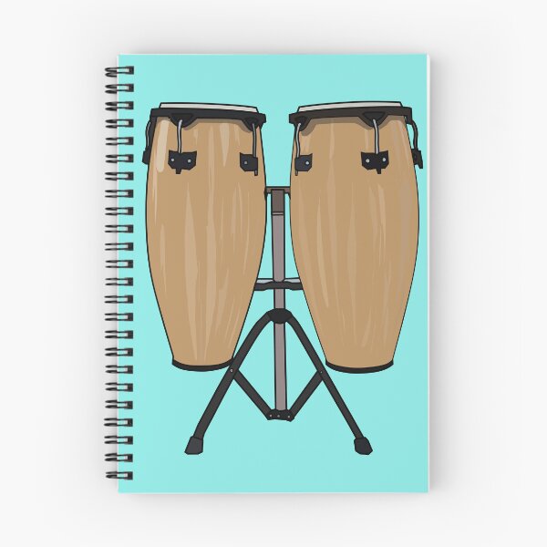 Item preview, Bongo drum cartoon illustration designed and sold by Misscartoon.