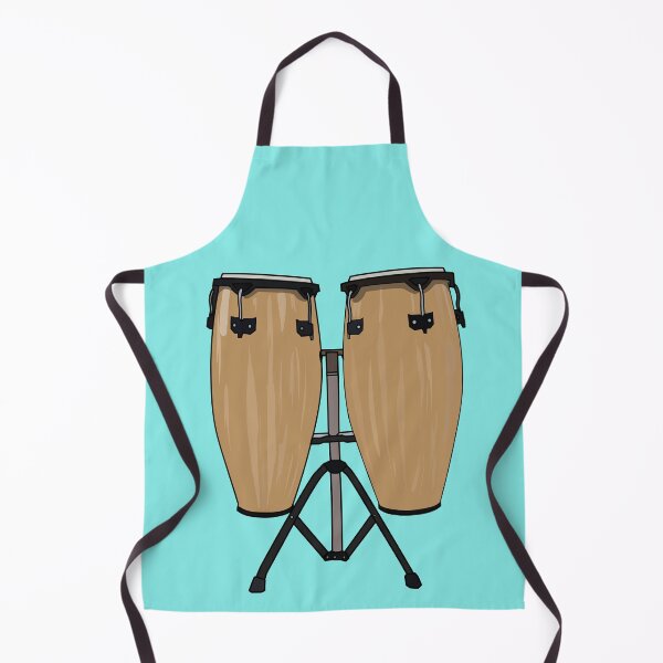 Item preview, Bongo drum cartoon illustration designed and sold by Misscartoon.