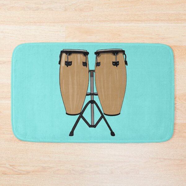 Item preview, Bongo drum cartoon illustration designed and sold by Misscartoon.