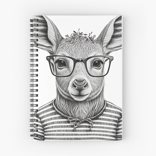 Item preview, Baby Deer human style Cute Deer with glasses designed and sold by MaxEXP.