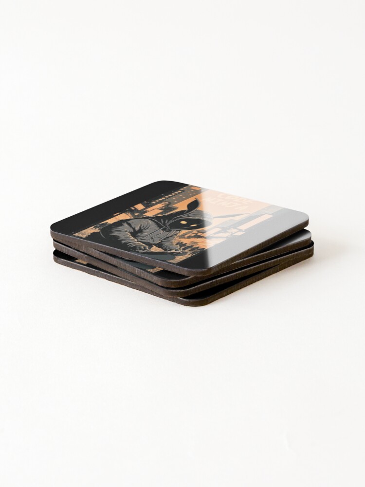 Thumbnail 4 of 5, Coasters (Set of 4), Code Ninja Rabit - 2 designed and sold by SMCLN.