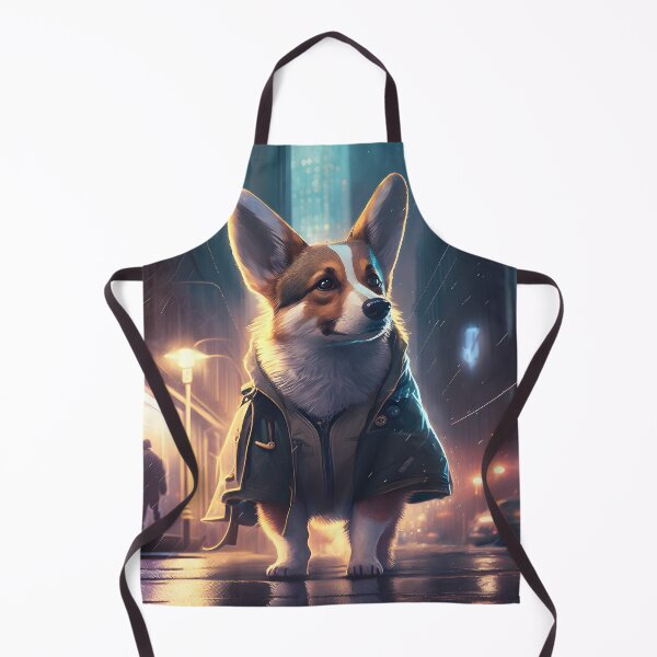 Item preview, Cute Corgi Detective Anime Cyberpunk designed and sold by AIWanderer.