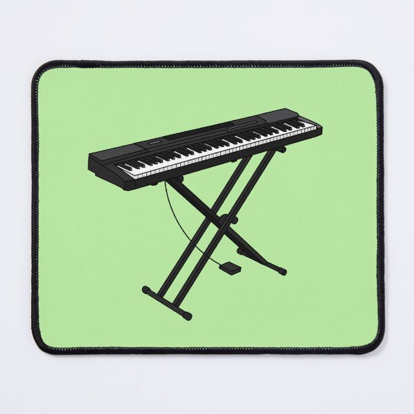 Item preview, Keyboard piano cartoon illustration designed and sold by Misscartoon.