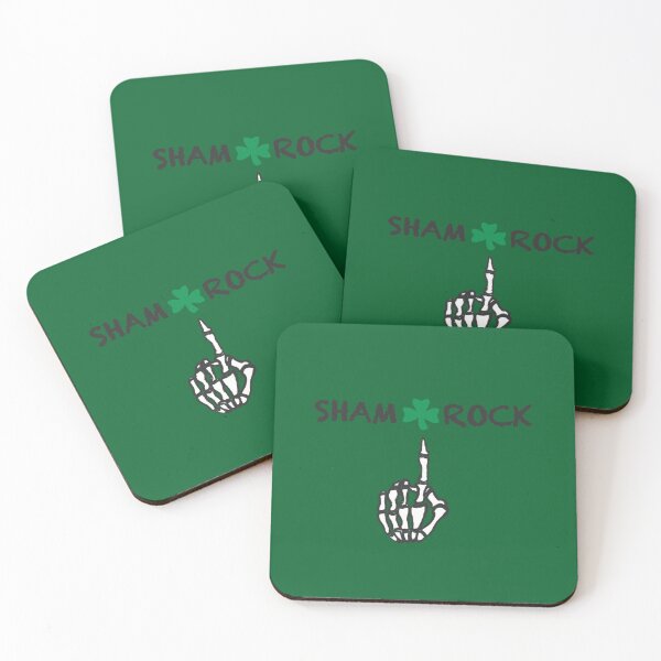 Item preview, Shamrock skeleton hand designed and sold by Xatutik.art.