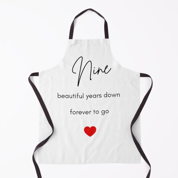 Item preview, Nineth Anniversary Card, Nine Years Down Forever To Go, 9th Anniversary Gift, Card For Boyfriend, Card For Girlfriend, 9th Anniversary Card designed and sold by helkav.