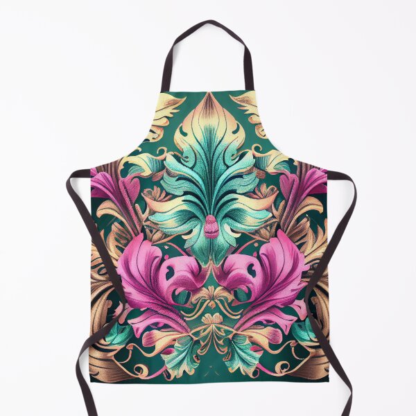 Artikelvorschau, Baroque Extreme Pastel Tropical Pattern Digital Painting entworfen und verkauft von CodeAndColors.