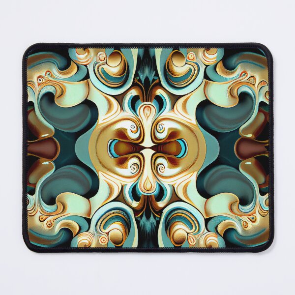 Artikelvorschau, Divine Happy Abstract Surreal Hollywood Regency Pattern Digital Painting entworfen und verkauft von CodeAndColors.