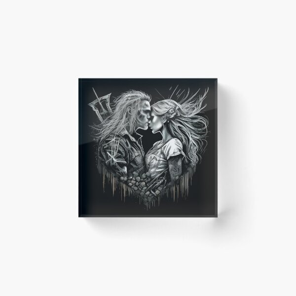 Item preview, Heavy Metal Love and Kisses  T Shirt designed and sold by quotopia.