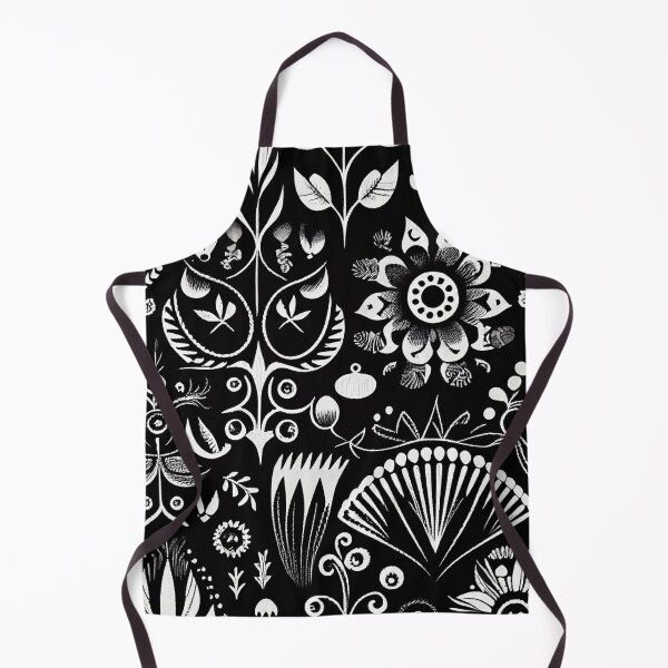Item preview, Cartoon Designer Black Scandinavian Pattern Digital Painting designed and sold by CodeAndColors.