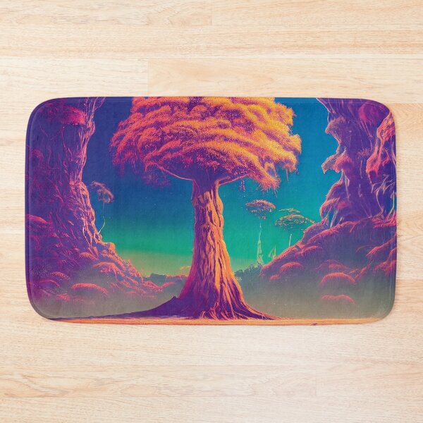 Item preview, a painting of a tree surrounded by mountains designed and sold by DesignAtYO.