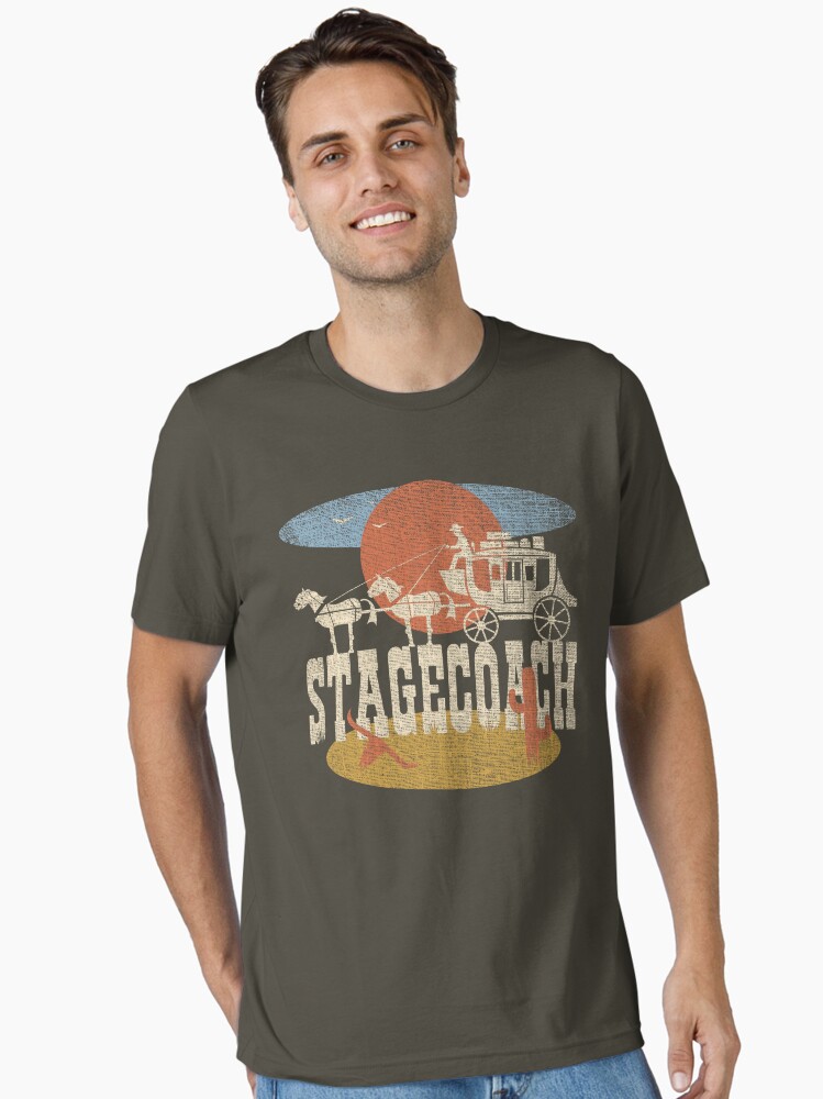 Vintage Retro Stagecoach Silhouette T-Shirt Vintage Retro Stagecoach Silhouette T-Shirt