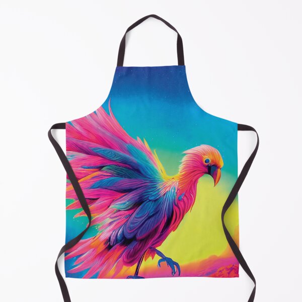 Item preview, a painting of a colorful bird with its wings spread designed and sold by DesignAtYO.