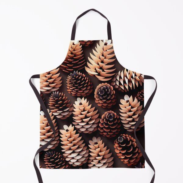 Item preview, Pine cones brown pattern  designed and sold by AppleElf.