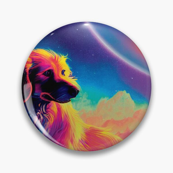 Item preview, a painting of a dog sitting in the grass designed and sold by DesignAtYO.