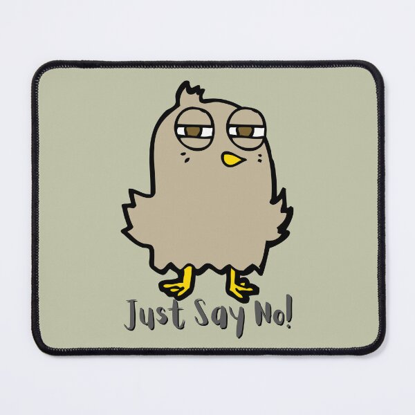 Item preview, The Just Say No Owl, for an owl lover, for a political statement, for decoration. designed and sold by Wentoo.
