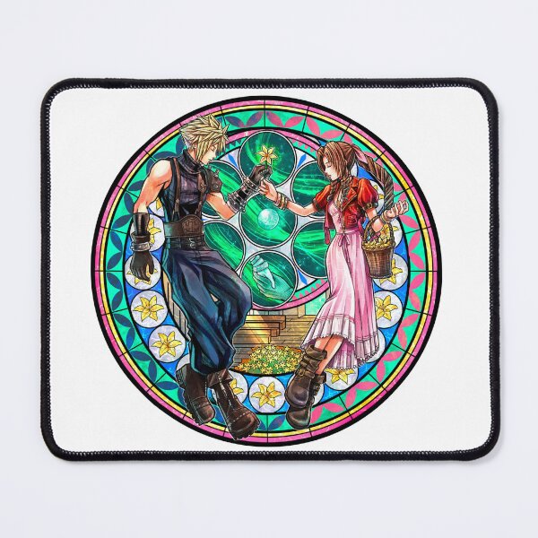 Item preview, Cloud and Aerith Stained Glass designed and sold by Lali-Holley.
