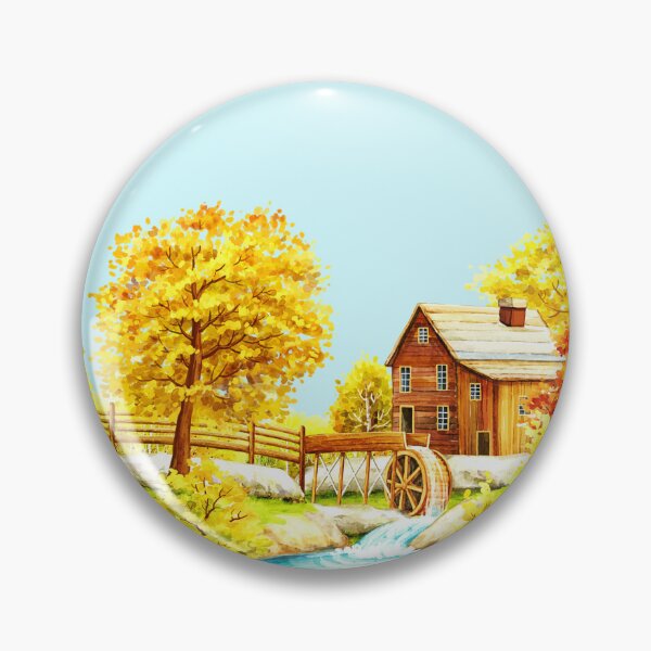 Item preview, Old mill, landscape designed and sold by zeljana0504.