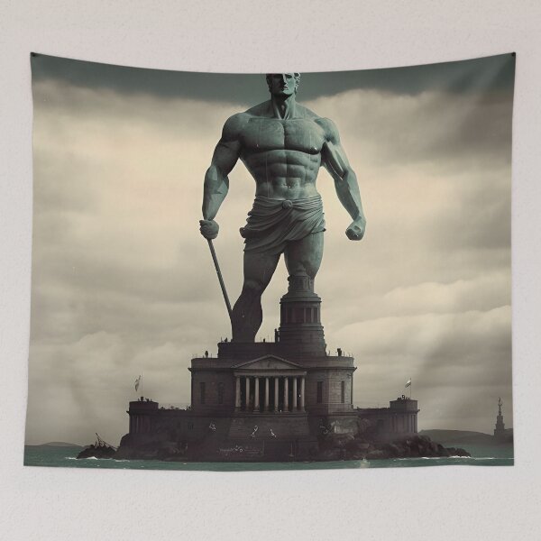 Item preview, Rising Titan: The Colossus of Rhodes designed and sold by aiartdirection.