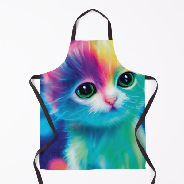 Item preview, a painting of a kitten with green eyes designed and sold by DesignAtYO.