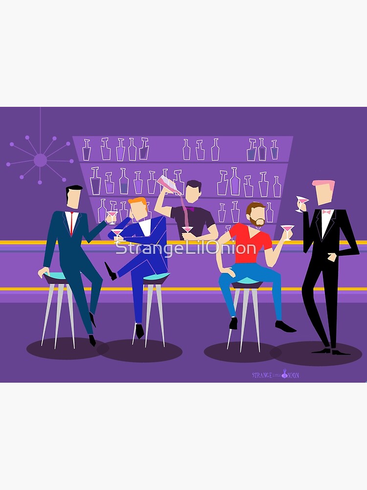 1960s Retro Gay Bar by StrangeLilOnion