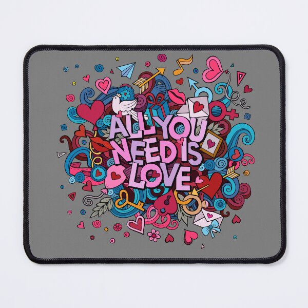 Item preview, all you need is love happy Valentine's Day T-Shirt designed and sold by samhawky.