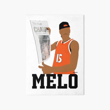 Carmelo Anthony Syracuse Art Board Print