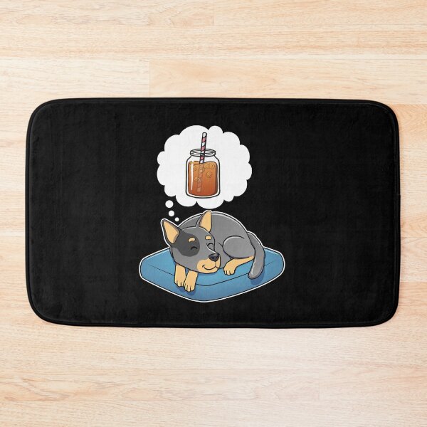 Item preview, Australian Cattle Dog dreaming about Iced Tea designed and sold by DoggieDelights.