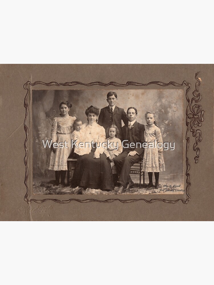 "Sam Lowe Family, Paducah, Kentucky" Poster by westkygenealogy Redbubble
