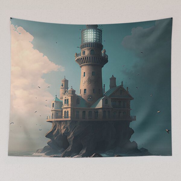 Item preview, The Lighthouse of Alexandria designed and sold by aiartdirection.