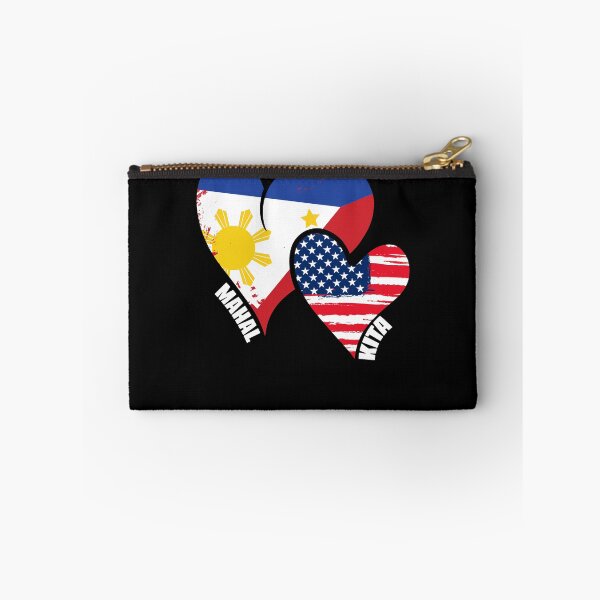 Item preview, Mahal Kita Filipino American Flag Pinoy Pride Filipina Wife designed and sold by Nessshirts.
