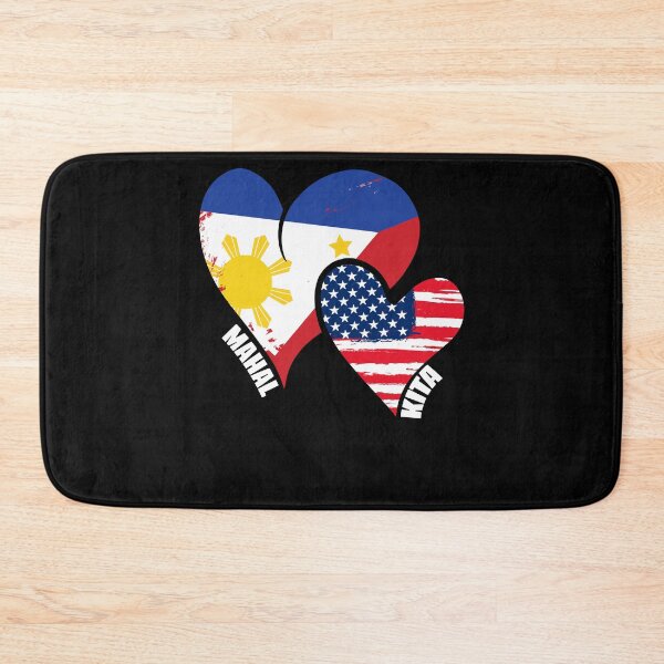 Item preview, Mahal Kita Filipino American Flag Pinoy Pride Filipina Wife designed and sold by Nessshirts.
