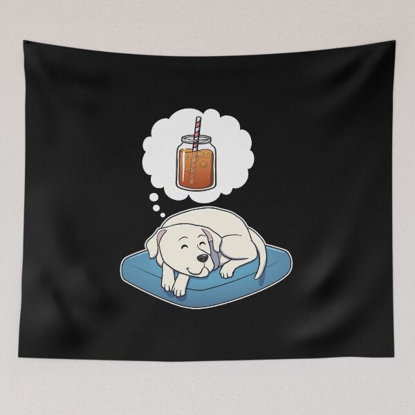 Item preview, Dogo Argentino dreaming about Iced Tea designed and sold by DoggieDelights.