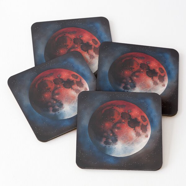Item preview, Enchanting Blood Moon Eclipse designed and sold by mcmtdesigns.