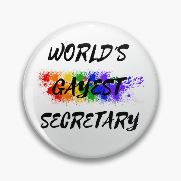Item preview, World's Gayest Secretary designed and sold by LuckyKermit.