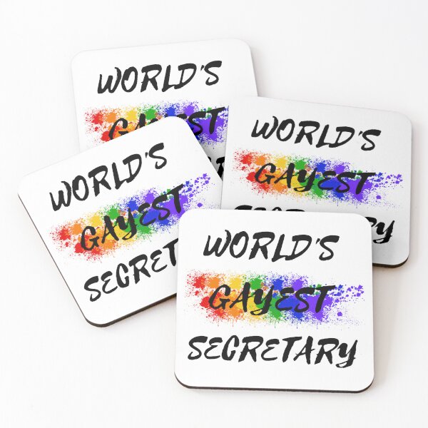 Item preview, World's Gayest Secretary designed and sold by LuckyKermit.