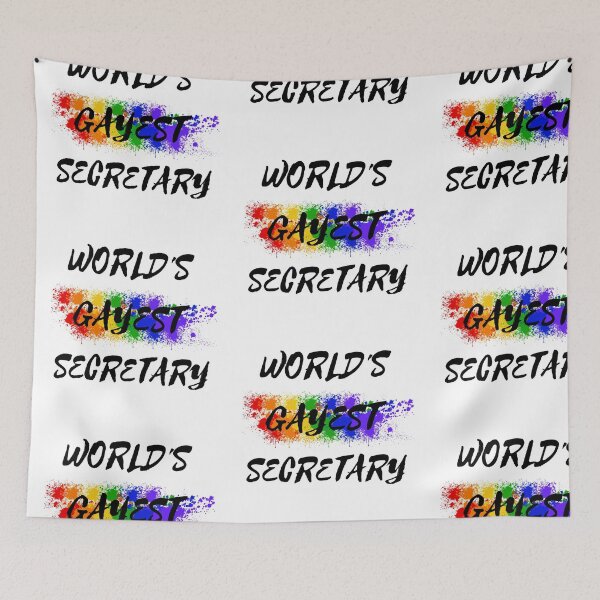 Item preview, World's Gayest Secretary designed and sold by LuckyKermit.